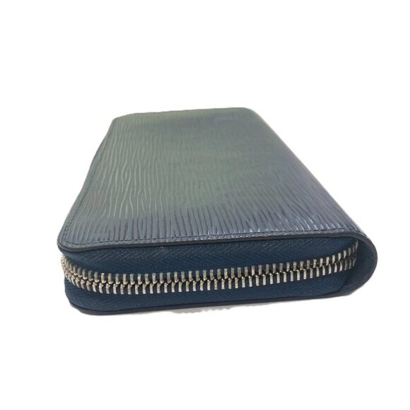 Louis Vuitton M60307 Epi Zip Around Long Wallet Long Wallet  LOUIS VUITTON M60307 Epi Leather Zippy Wallet Long Wallet Leather Indigo Blue